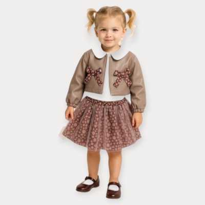 İstasyon Çiçekli Kemerli Üçlü Kız Takım 2-5 Y.