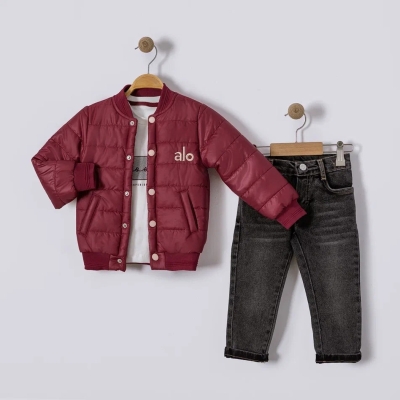 İstasyon Alo Nakışlı Mikro Montlu Üçlü Erkek Takım 2-5 Y.