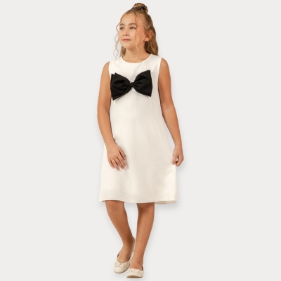 İstasyon Fiyonklu Dabıl Çan Elbise 9-12 Y.