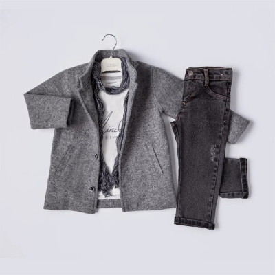 İstasyon Kaşe Montlu Üçlü Erkek Takım 2-5 Y.