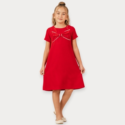 İstasyon Fistolu Dabıl Çan Elbise 9-12 Y.