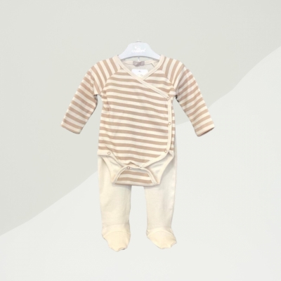 Cassiope (bonne) çizgili Badili Takım Organik 0-3-6-9 Ay