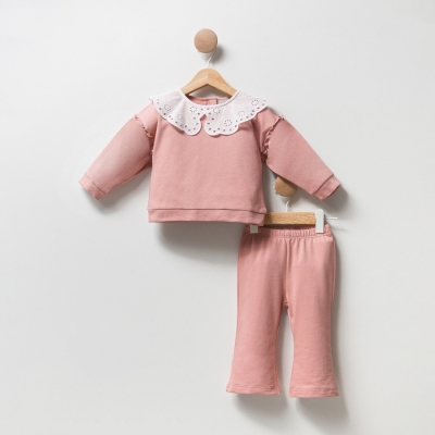 Cassiope Dantel Yakalı İkili Kız Takım 6-18 Ay