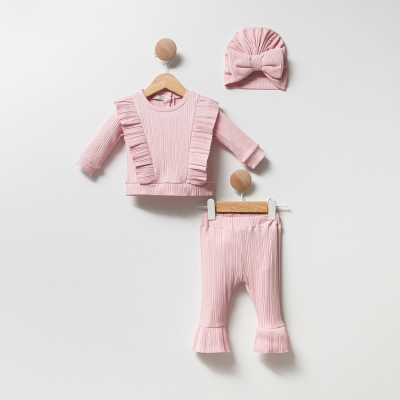 Cassiope Fırfırlı Ikili Kız Takım 3-12 Ay