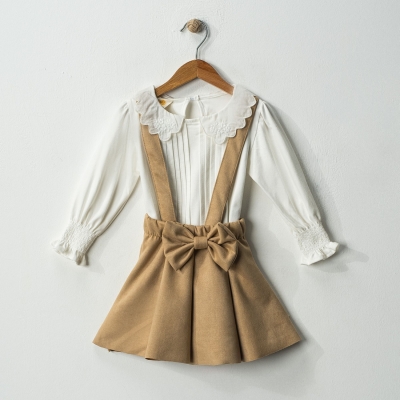 İstasyon Jokkarı Brdoe Dantelli Sweatli İkili Kız Takım 6-9 Y.