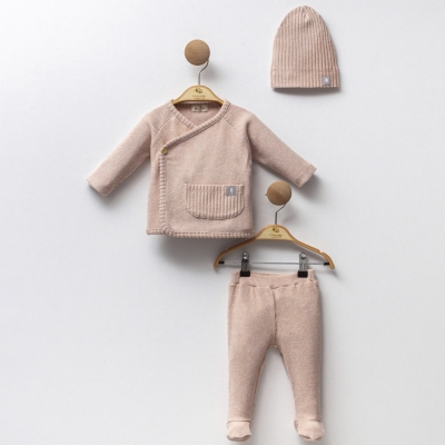 Cassiope Çizgi Desenli Üçlü Erkek Takım (kutulu )