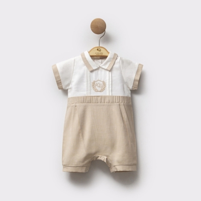 Cassiope Cb Nakışlı Erkek Tulum 3-6-9 Ay