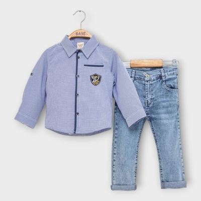 İstasyon Wınner Armalı Gömlekli üçlü Erkek Takım 2-5 Y.