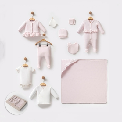 Cassiope Hayvanlar Desenli Kız Onlu Zıbın (kutulu)