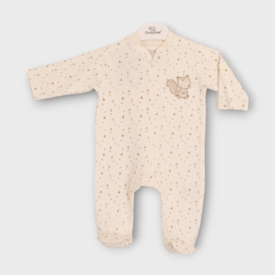 Cassiope Sincap Nakışlı Tulum 0-3-6 Ay