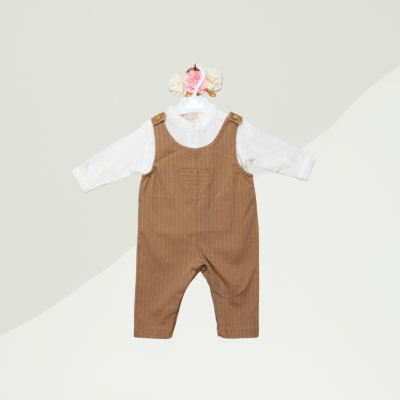 Cassiope çizgili Slopet-gömlek 3-6-9-12 Ay