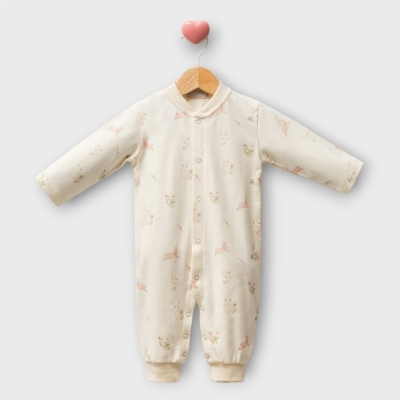 Cassiope Hayvan Baskılı Penye Tulum 3-6-9 Ay