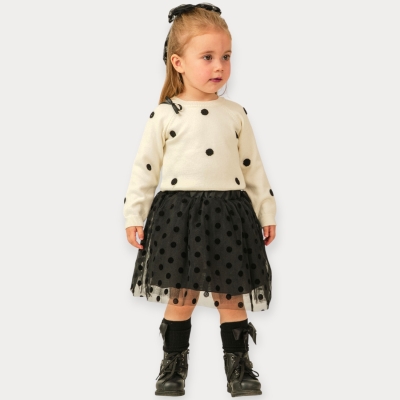 İstasyon Flok Etekli Trikolu Takım 2-5 Y.