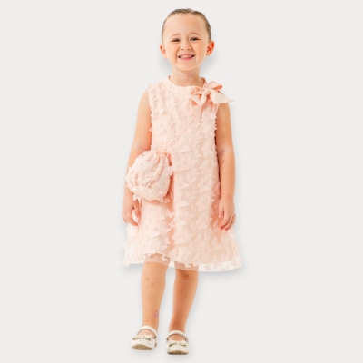 İstasyon Çantalı, Kelebekli Elbise 4-7 Y.