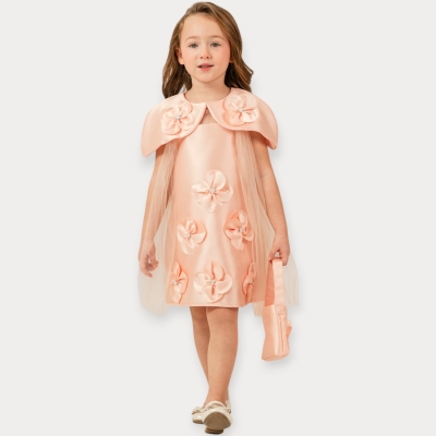 İstasyon Pelerinli Mikado Elbise 4-7 Y.