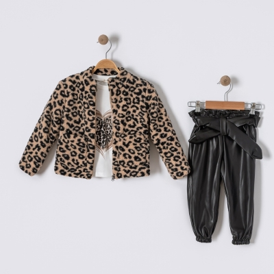 İstasyon Leopar Hırkalı Üçlü Kız Takım 1-4 Y.