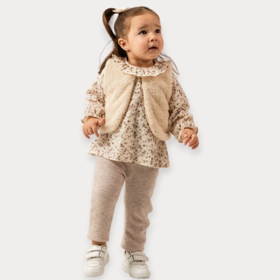 İstasyon Yelekli Fırfırlı Takım 6-18 Ay